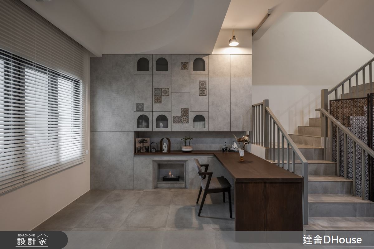52坪新成屋(5年以下)＿現代風客廳餐廳樓梯案例圖片＿達舍創研所＿達舍_Spiritual Casa 歸宿之7