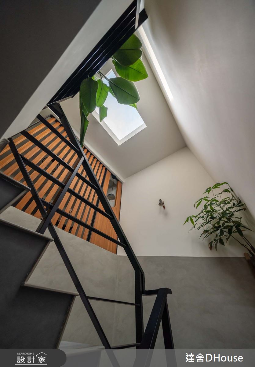 老屋(50年以上)＿混搭風樓梯案例圖片＿達舍創研所＿達舍_起點。スタート之33