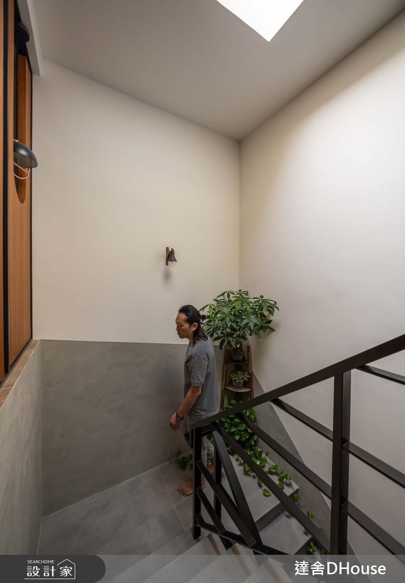 老屋(50年以上)＿混搭風樓梯案例圖片＿達舍創研所＿達舍_起點。スタート之35