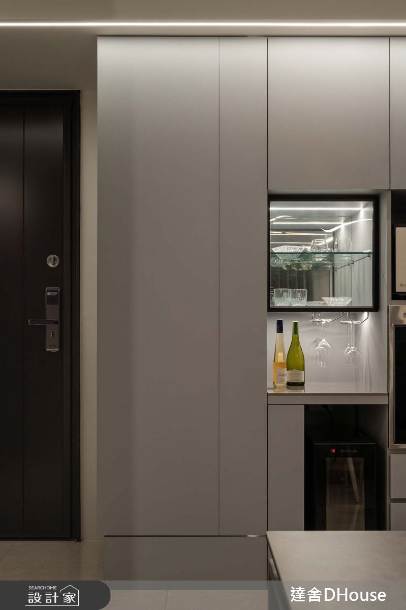 35坪新成屋(5年以下)＿現代風玄關案例圖片＿達舍創研所＿達舍_景致。層次 Scenic Layers之2