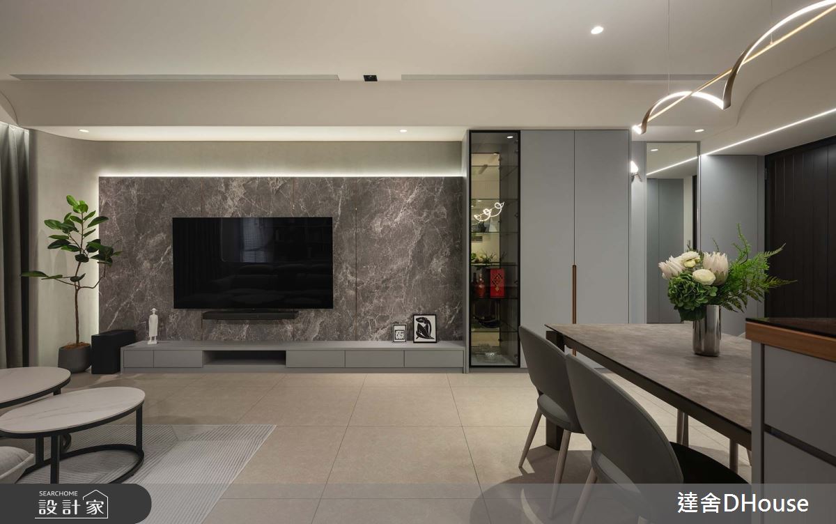35坪新成屋(5年以下)＿現代風客廳餐廳案例圖片＿達舍創研所＿達舍_景致。層次 Scenic Layers之9