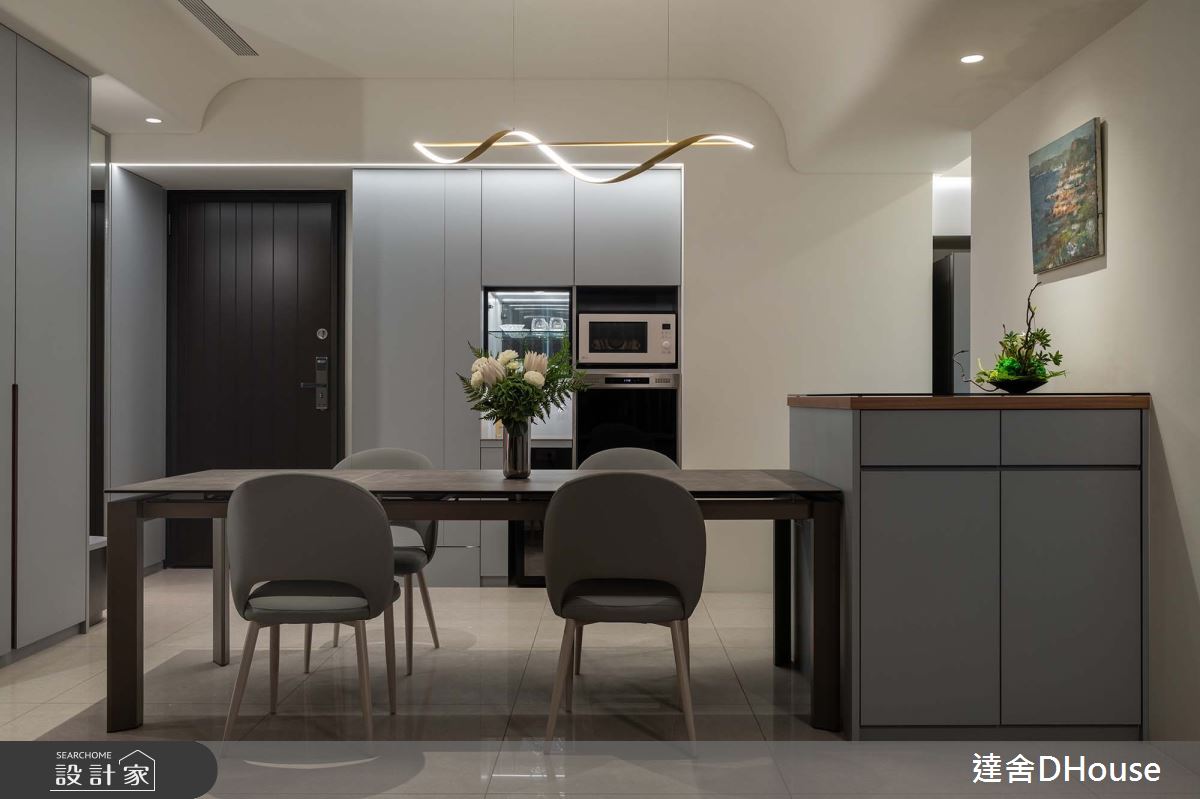 35坪新成屋(5年以下)＿現代風玄關餐廳案例圖片＿達舍創研所＿達舍_景致。層次 Scenic Layers之12