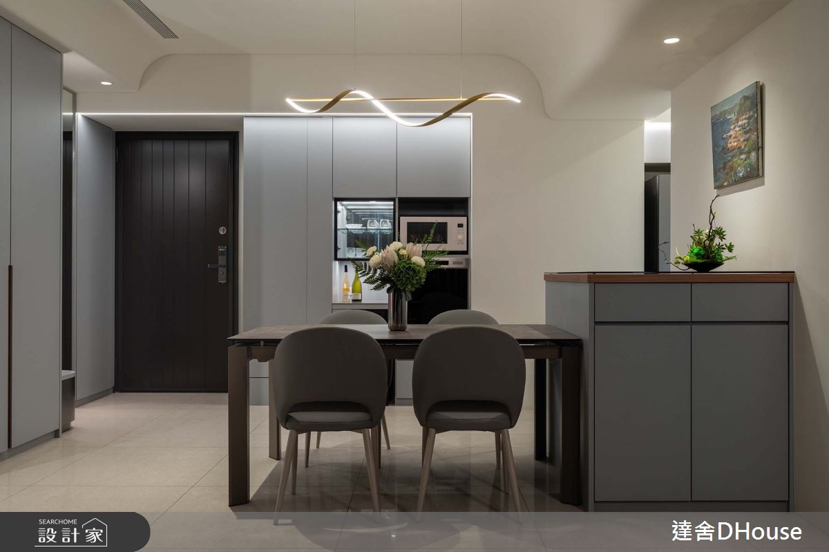 35坪新成屋(5年以下)＿現代風玄關餐廳案例圖片＿達舍創研所＿達舍_景致。層次 Scenic Layers之11