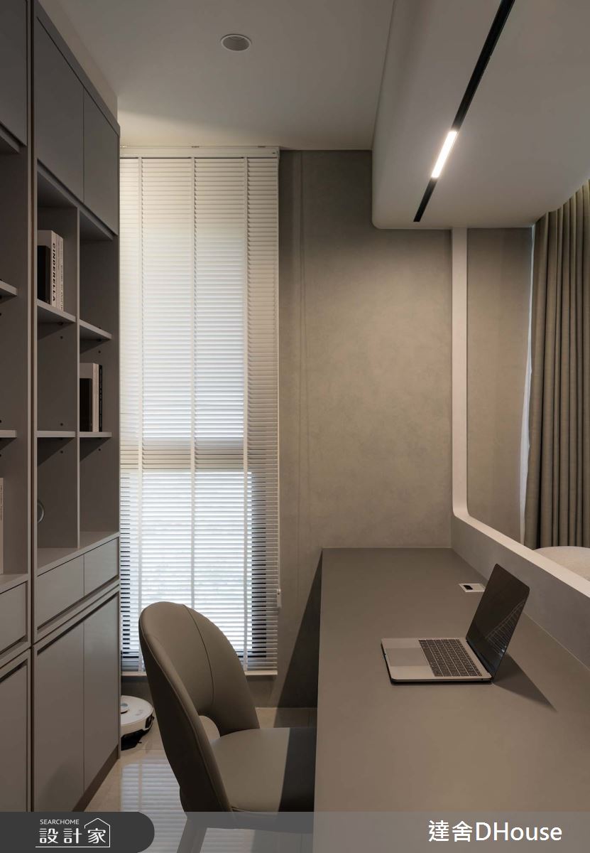 35坪新成屋(5年以下)＿現代風書房案例圖片＿達舍創研所＿達舍_景致。層次 Scenic Layers之15