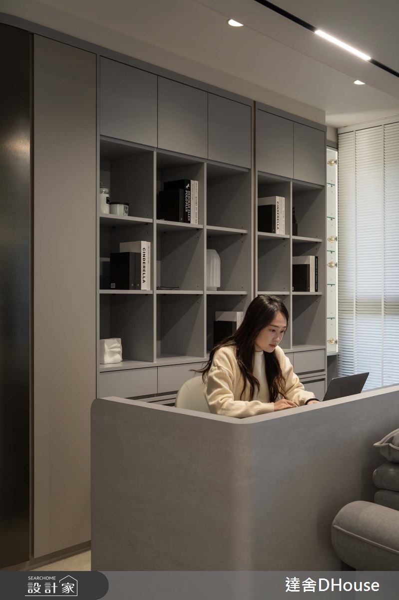 35坪新成屋(5年以下)＿現代風書房案例圖片＿達舍創研所＿達舍_景致。層次 Scenic Layers之17