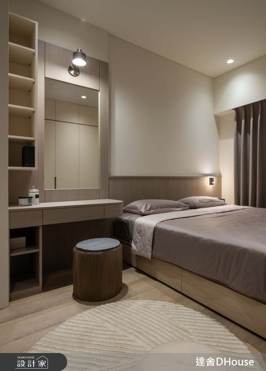 35坪新成屋(5年以下)＿現代風臥室案例圖片＿達舍創研所＿達舍_景致。層次 Scenic Layers之19