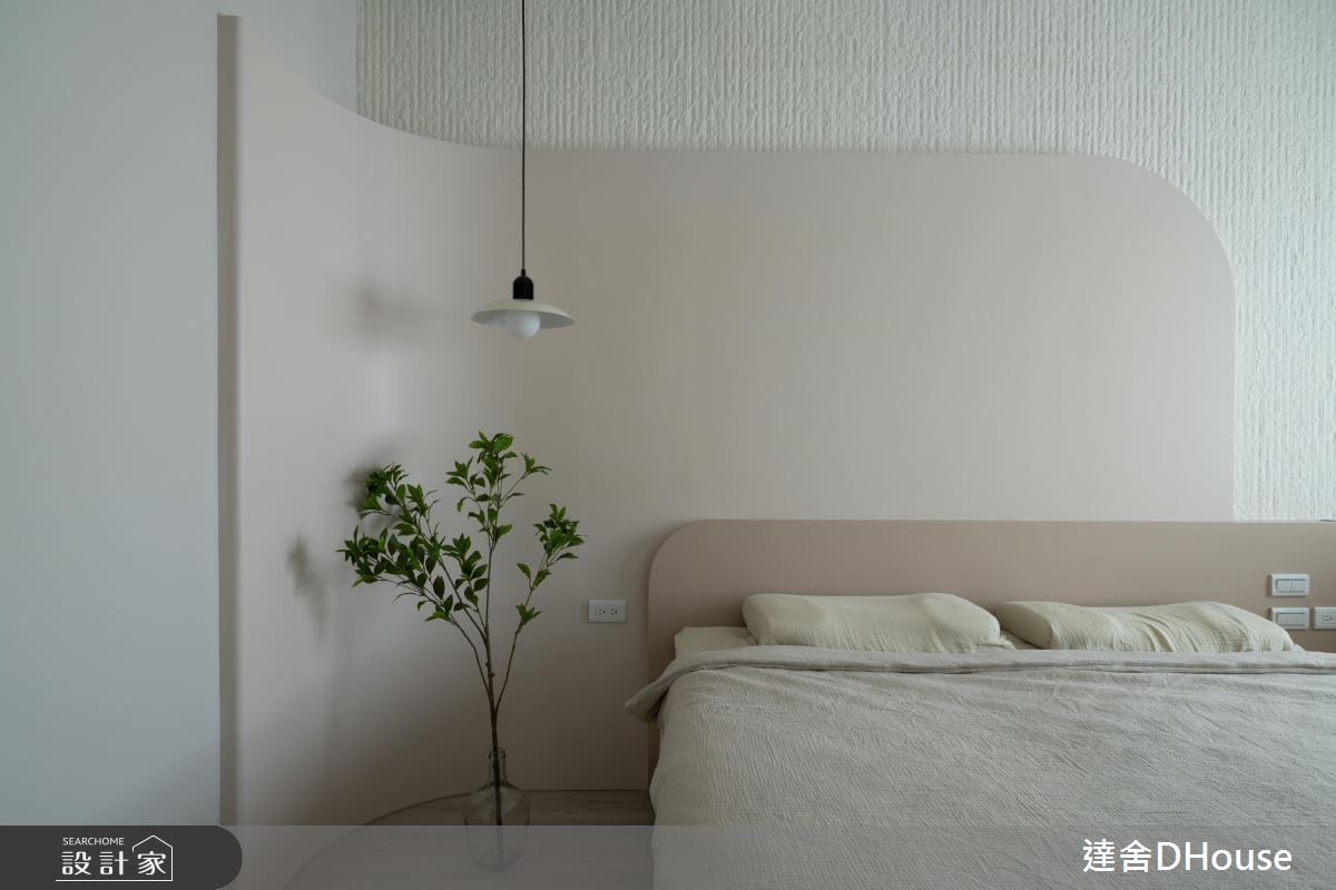 31坪中古屋(5~15年)＿韓系奶油風臥室案例圖片＿達舍創研所＿達舍_緩光。雙生 Dual Serenity之25