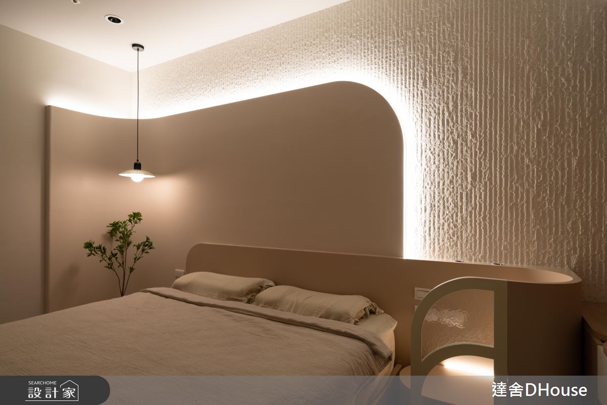 31坪中古屋(5~15年)＿韓系奶油風臥室案例圖片＿達舍創研所＿達舍_緩光。雙生 Dual Serenity之26