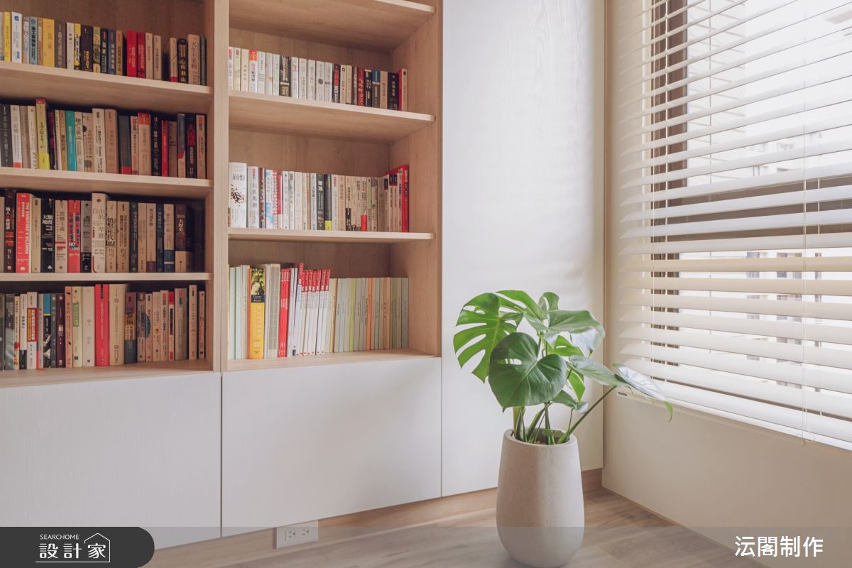 35坪新成屋(5年以下)＿北歐風書房案例圖片＿沄閣制作＿沄閣制作_綻心之7