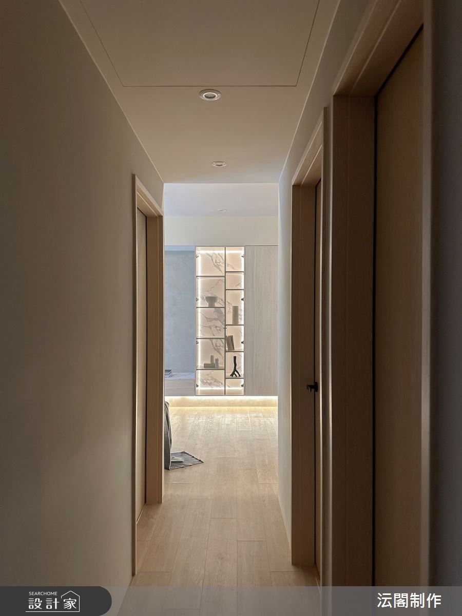 25坪新成屋(5年以下)＿現代風走廊案例圖片＿沄閣制作＿沄閣制作_一隅朗日之11
