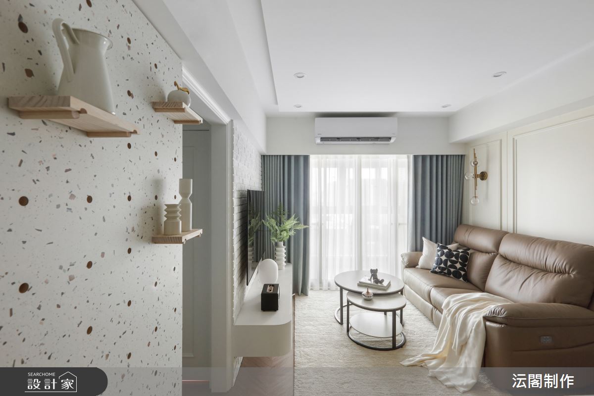 20坪老屋(16~30年)＿美式風客廳案例圖片＿沄閣制作＿沄閣制作_夏日湖綠之6
