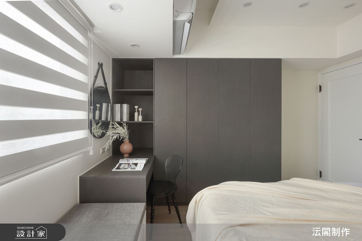 20坪老屋(16~30年)＿美式風臥室案例圖片＿沄閣制作＿沄閣制作_夏日湖綠之15