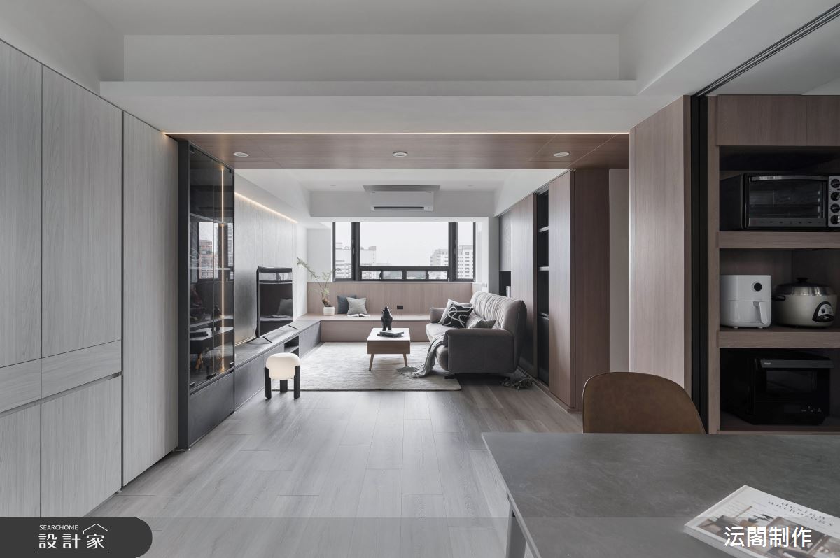 30坪老屋(16~30年)＿現代風客廳臥榻案例圖片＿沄閣制作＿沄閣制作_家式遠遊之3