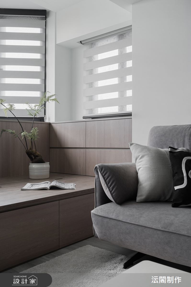 30坪老屋(16~30年)＿現代風客廳臥榻案例圖片＿沄閣制作＿沄閣制作_家式遠遊之1058