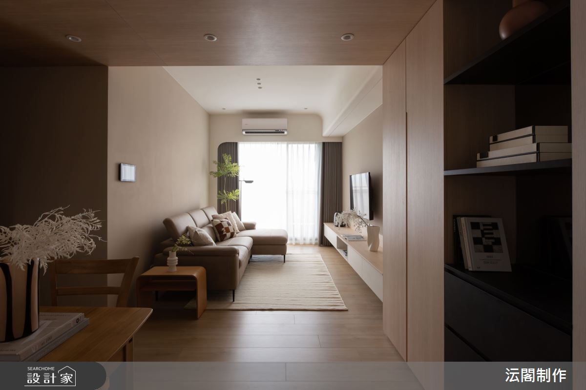 18坪新成屋(5年以下)＿混搭風客廳餐廳案例圖片＿沄閣制作＿沄閣制作_暖日常駐之4