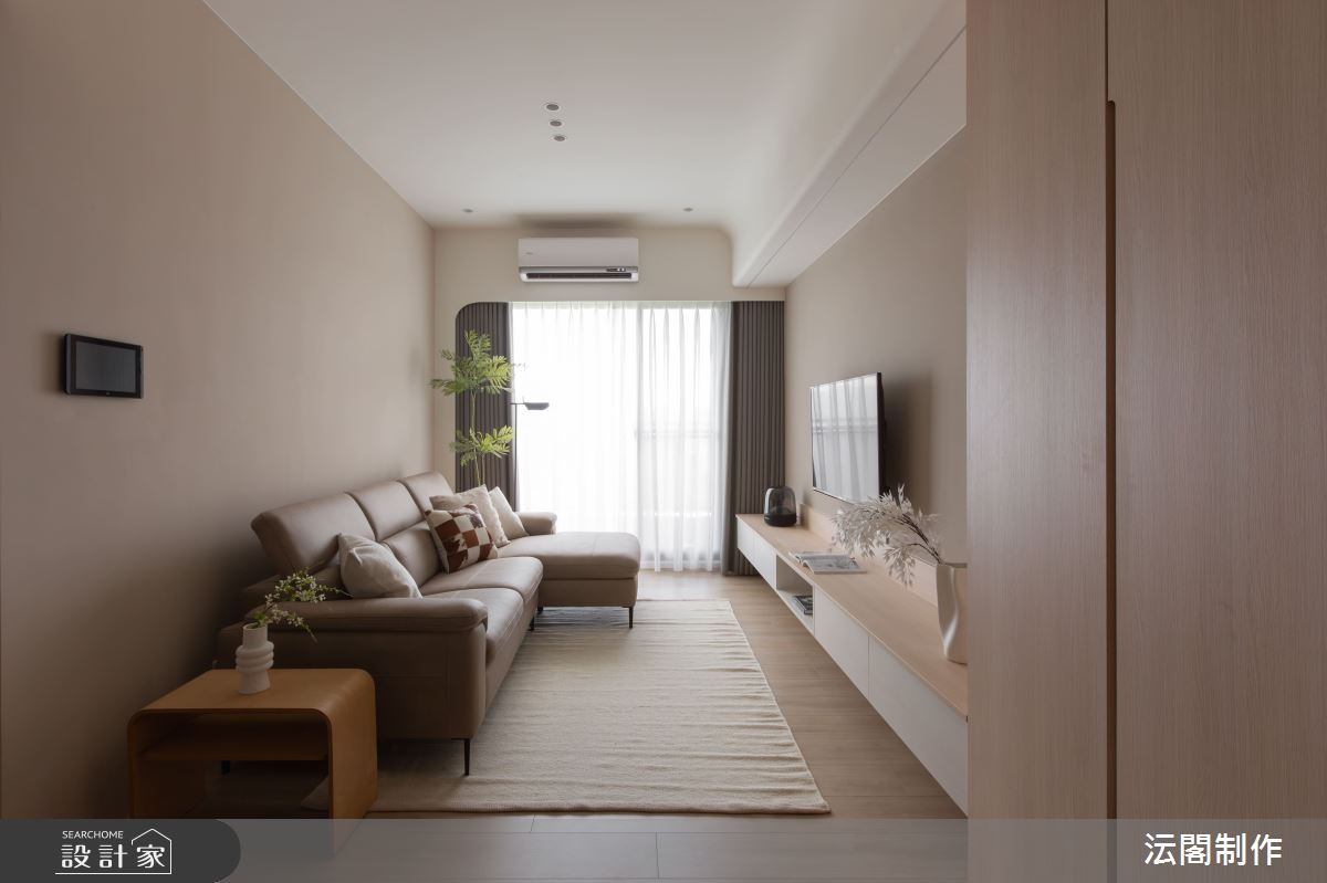 18坪新成屋(5年以下)＿混搭風客廳案例圖片＿沄閣制作＿沄閣制作_暖日常駐之7