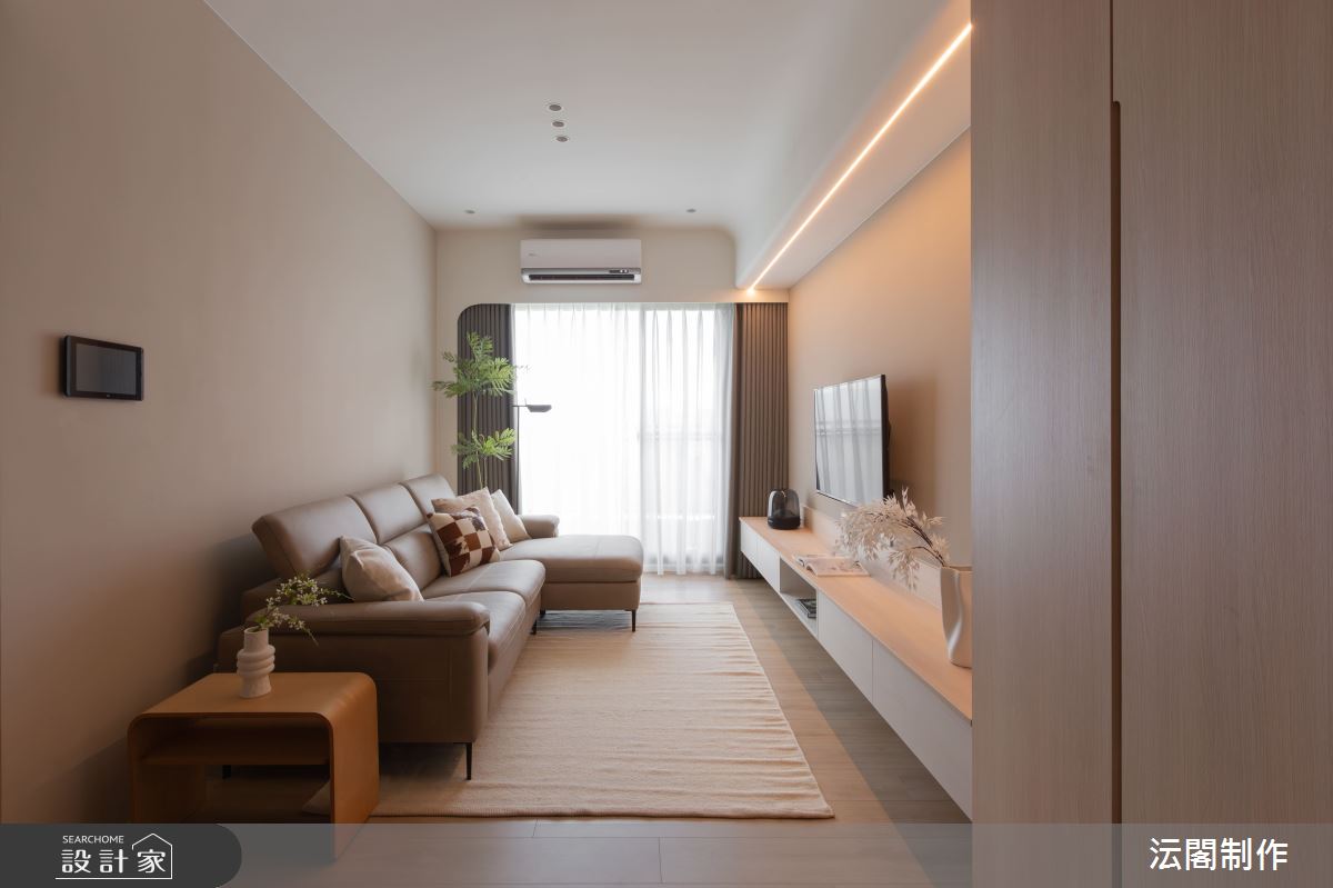 18坪新成屋(5年以下)＿混搭風客廳案例圖片＿沄閣制作＿沄閣制作_暖日常駐之8