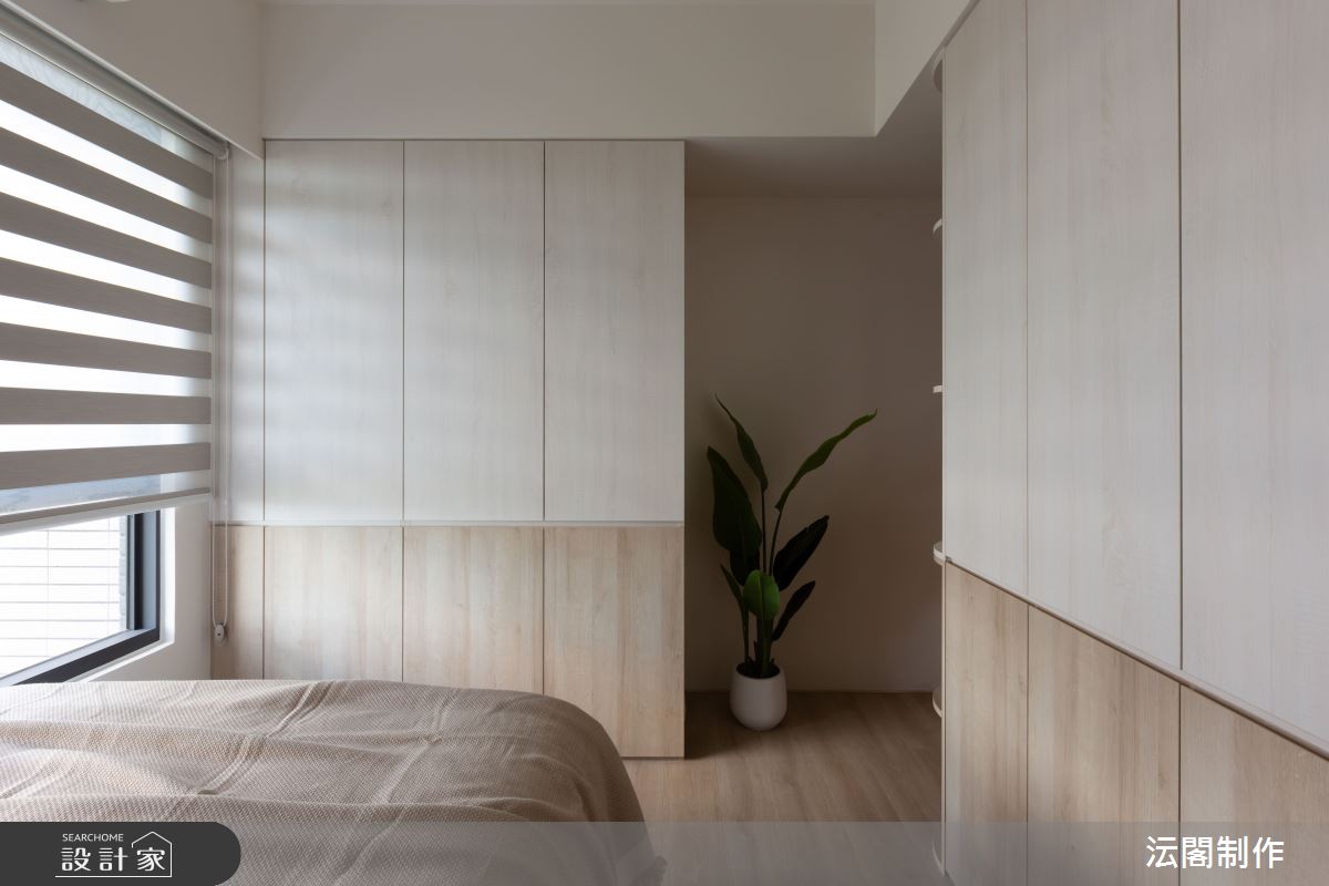 18坪新成屋(5年以下)＿混搭風臥室案例圖片＿沄閣制作＿沄閣制作_暖日常駐之17
