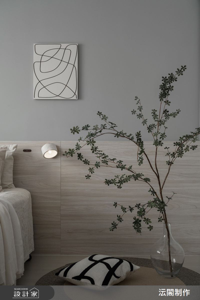 18坪新成屋(5年以下)＿日式無印風臥室案例圖片＿沄閣制作＿沄閣制作_木隙貓徊 Japandi Wanderer之25