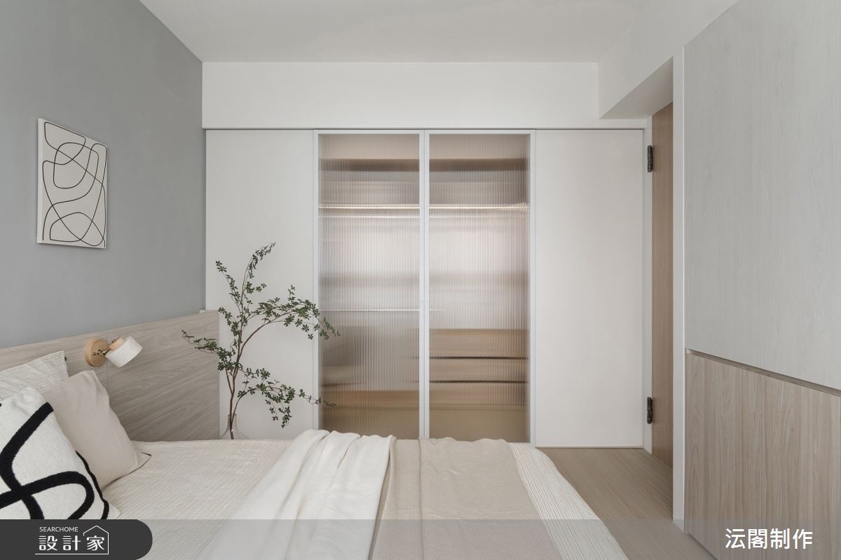 18坪新成屋(5年以下)＿日式無印風臥室案例圖片＿沄閣制作＿沄閣制作_木隙貓徊 Japandi Wanderer之27