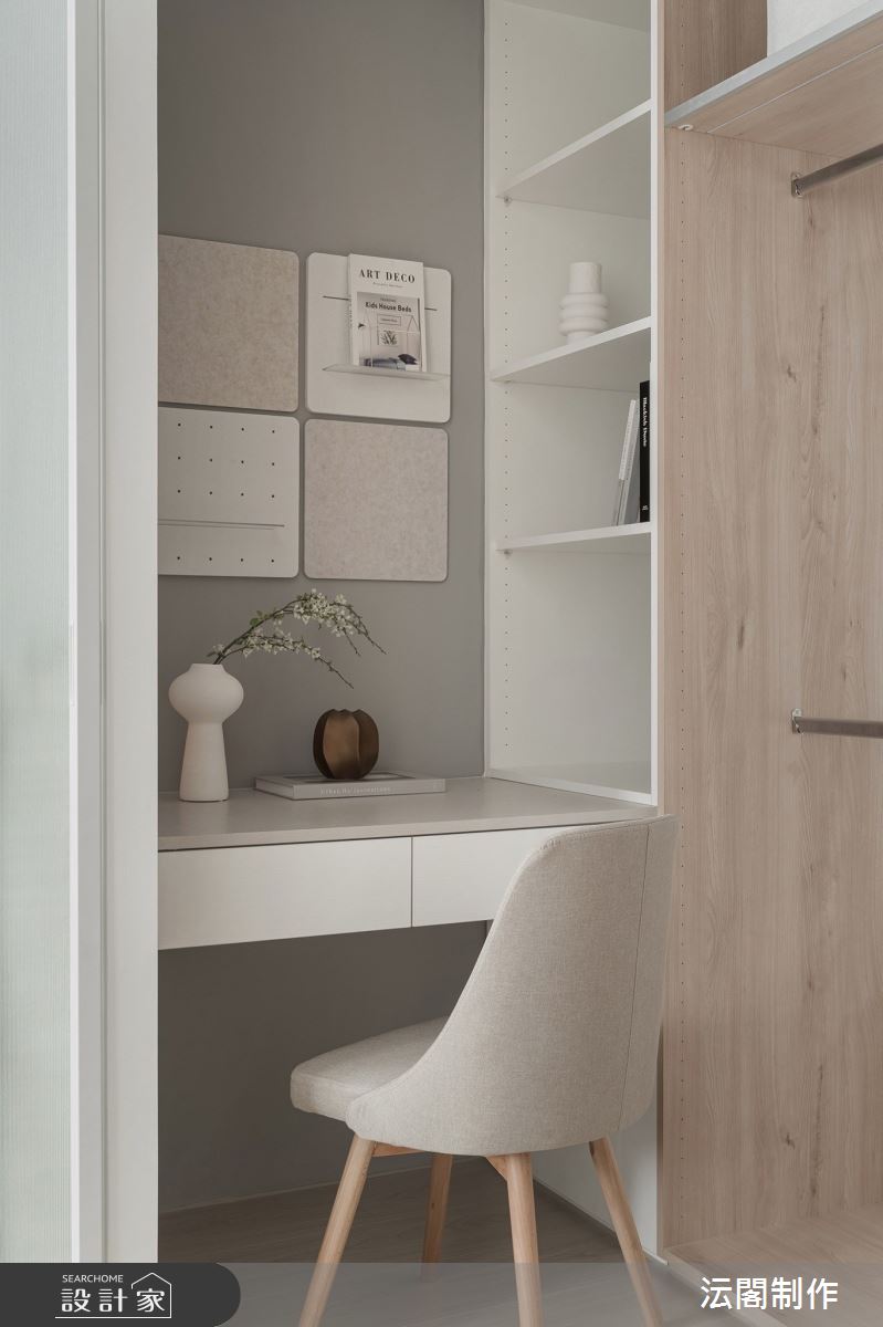 18坪新成屋(5年以下)＿日式無印風臥室更衣間案例圖片＿沄閣制作＿沄閣制作_木隙貓徊 Japandi Wanderer之29