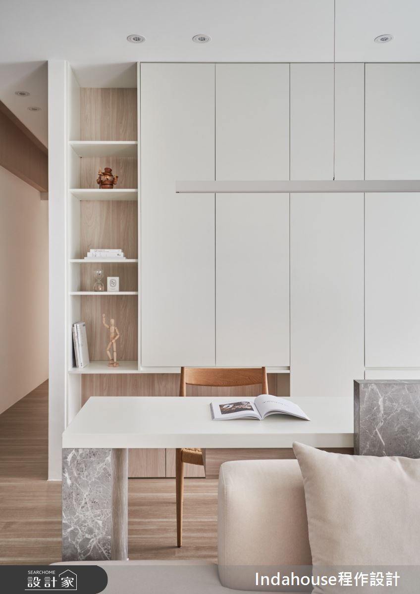 28坪中古屋(5~15年)＿日式無印風客廳書房案例圖片＿Indahouse程作設計＿程作_【Residence】No.001 Chiu House / Miaoli之24