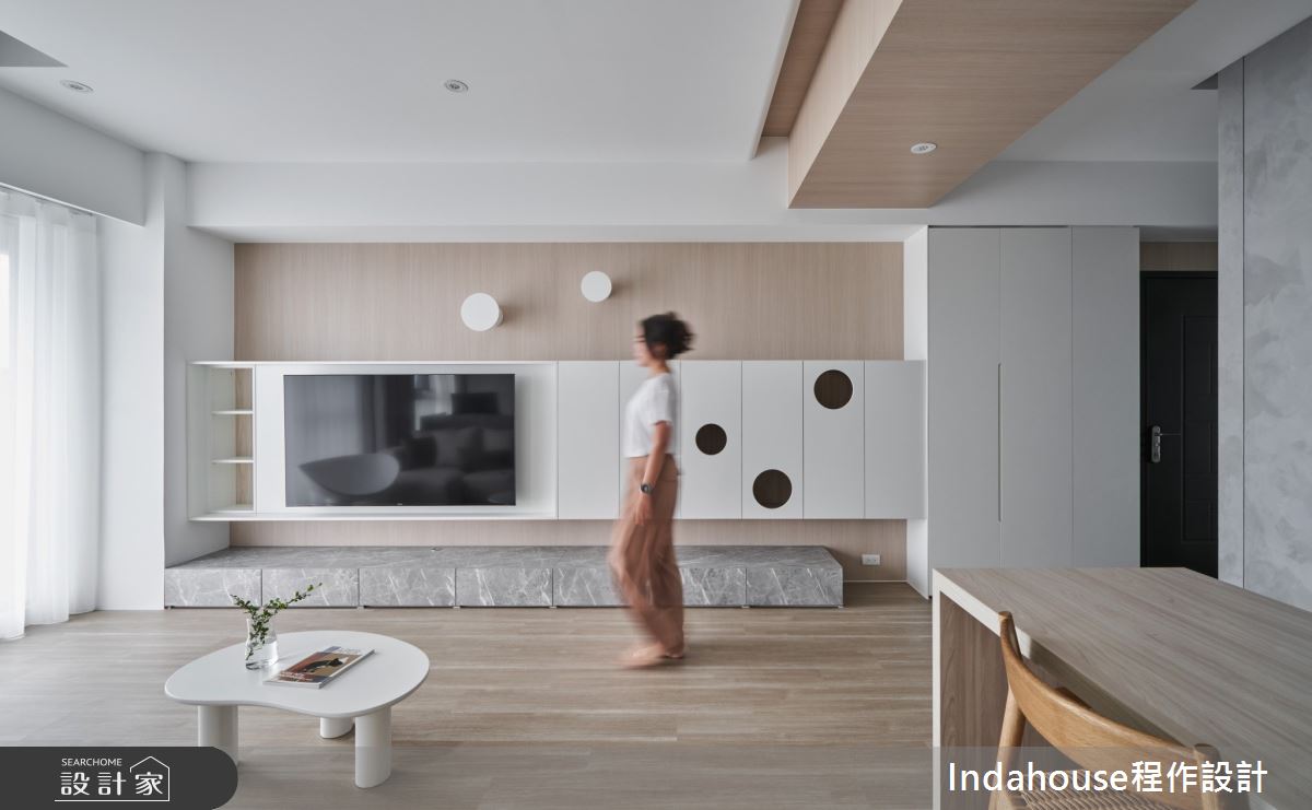 28坪中古屋(5~15年)＿日式無印風客廳餐廳案例圖片＿Indahouse程作設計＿程作_【Residence】No.001 Chiu House / Miaoli之20