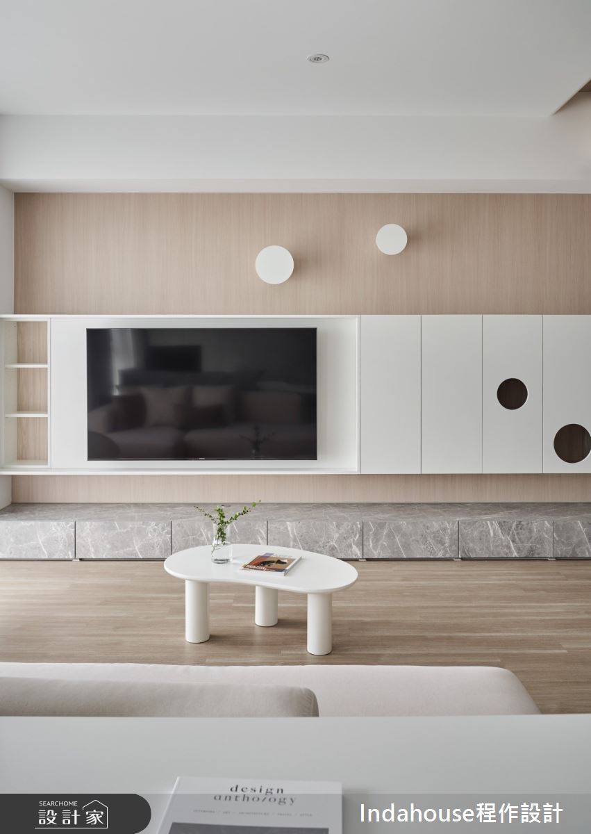 28坪中古屋(5~15年)＿日式無印風客廳書房案例圖片＿Indahouse程作設計＿程作_【Residence】No.001 Chiu House / Miaoli之21