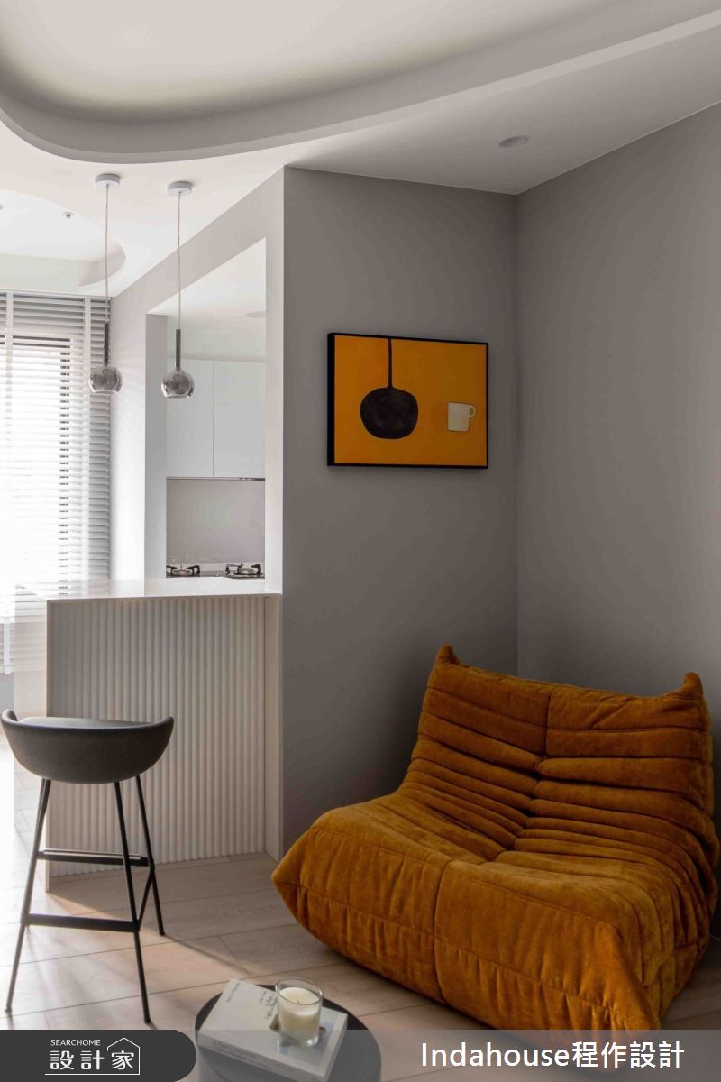 新成屋(5年以下)＿簡約風客廳餐廳吧檯案例圖片＿Indahouse程作設計＿程作_【Residence】No.002 Shi House / New Taipei之9