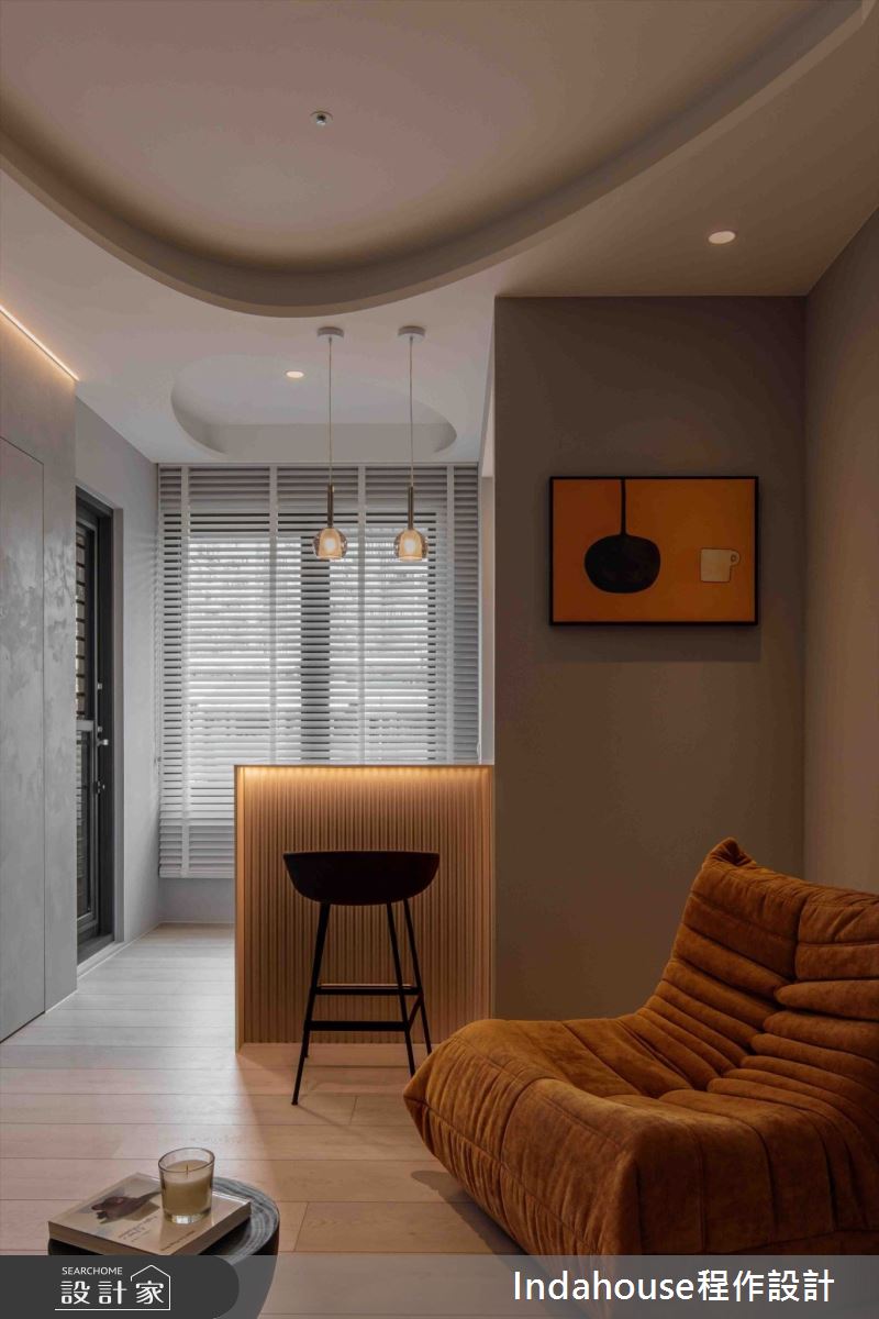 新成屋(5年以下)＿簡約風客廳餐廳吧檯案例圖片＿Indahouse程作設計＿程作_【Residence】No.002 Shi House / New Taipei之7