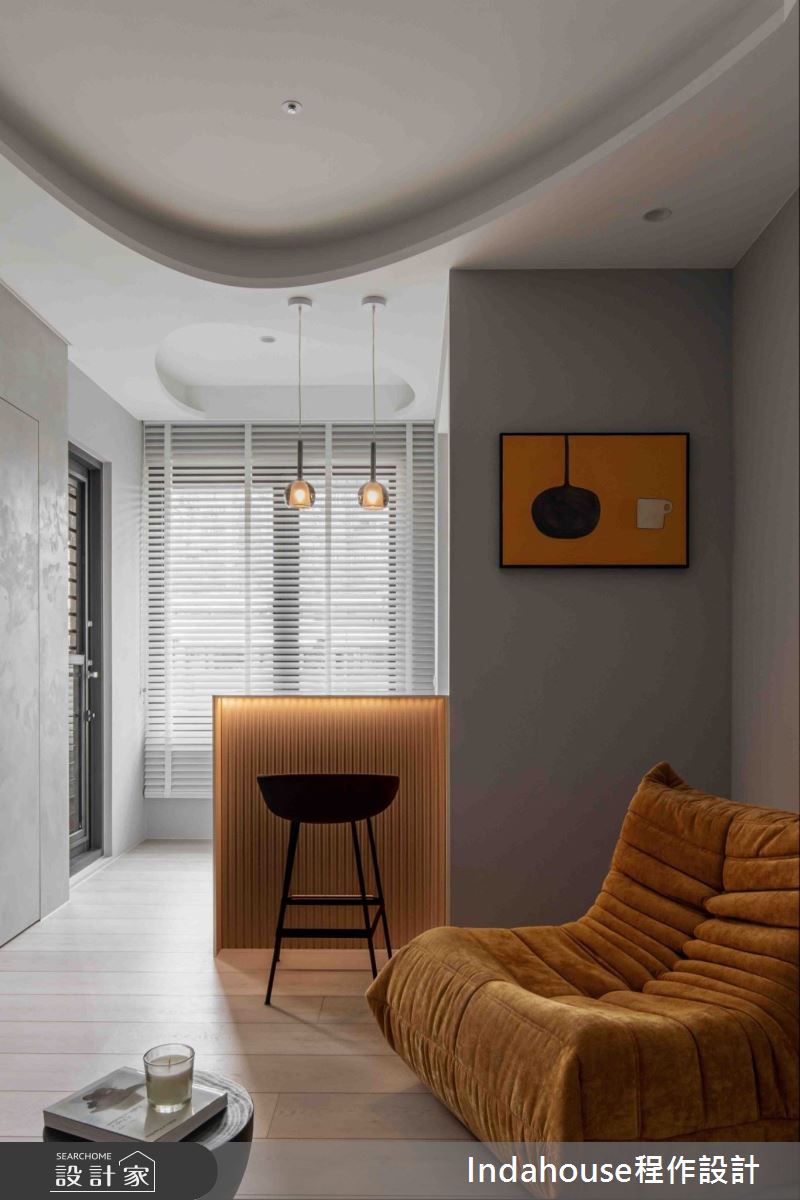 新成屋(5年以下)＿簡約風客廳餐廳吧檯案例圖片＿Indahouse程作設計＿程作_【Residence】No.002 Shi House / New Taipei之8