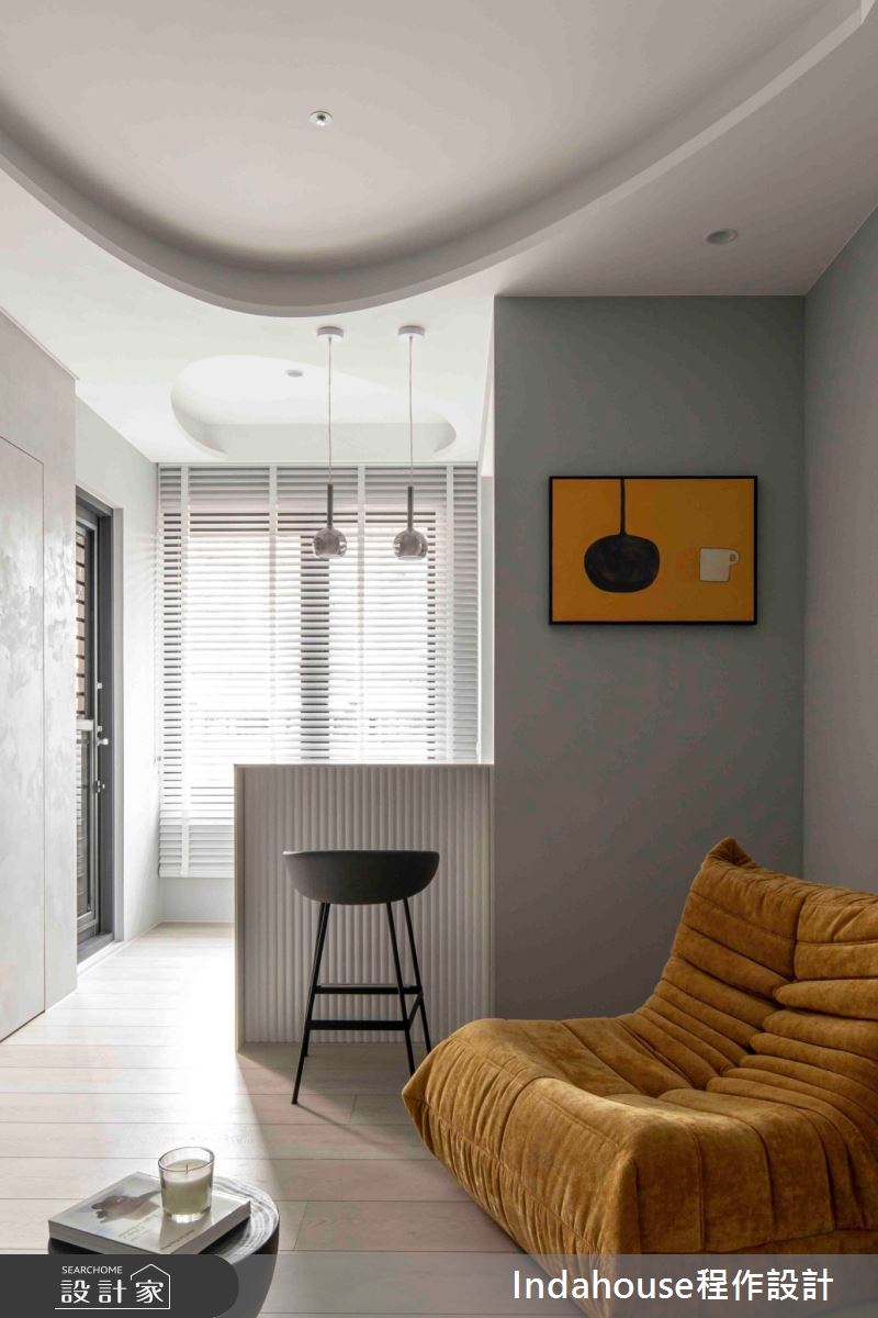 新成屋(5年以下)＿簡約風客廳餐廳吧檯案例圖片＿Indahouse程作設計＿程作_【Residence】No.002 Shi House / New Taipei之10