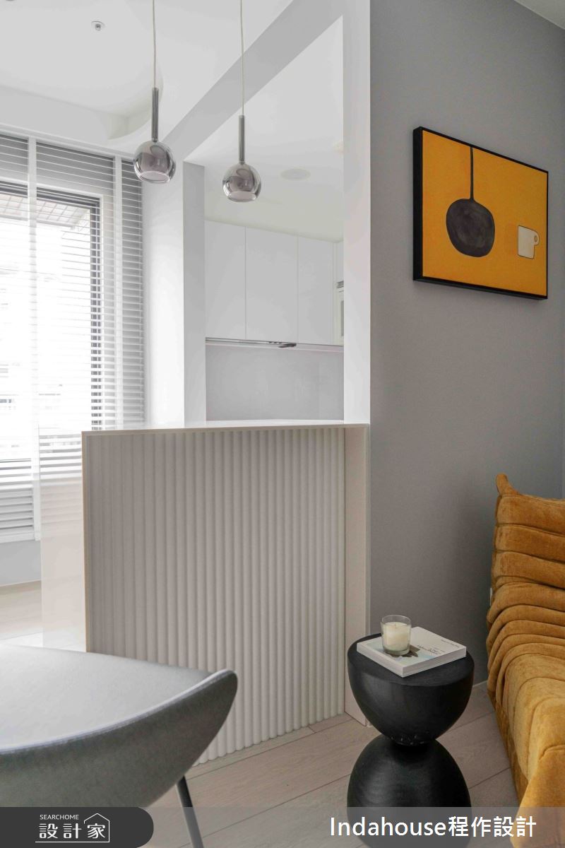 新成屋(5年以下)＿簡約風客廳餐廳吧檯案例圖片＿Indahouse程作設計＿程作_【Residence】No.002 Shi House / New Taipei之11