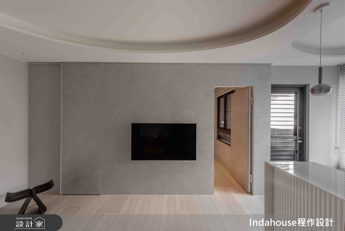 新成屋(5年以下)＿簡約風客廳餐廳中島案例圖片＿Indahouse程作設計＿程作_【Residence】No.002 Shi House / New Taipei之20
