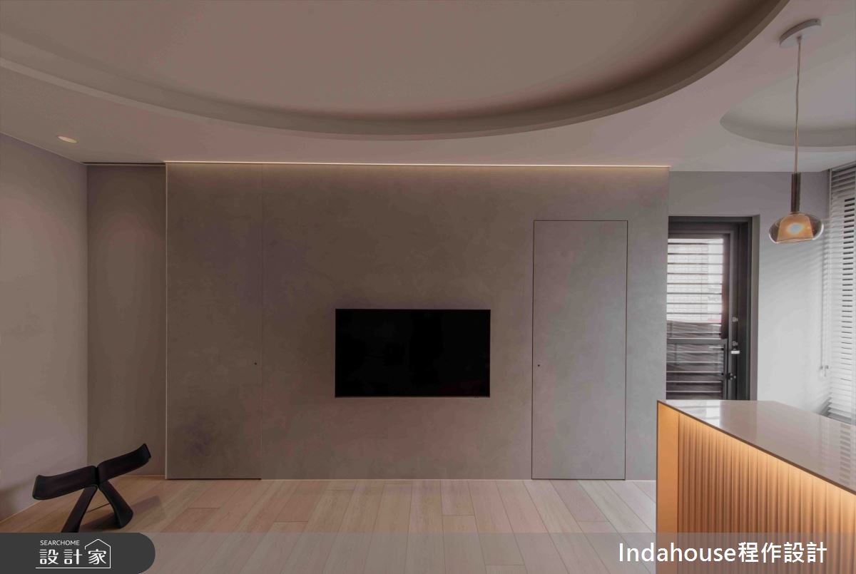 新成屋(5年以下)＿簡約風客廳餐廳中島案例圖片＿Indahouse程作設計＿程作_【Residence】No.002 Shi House / New Taipei之22