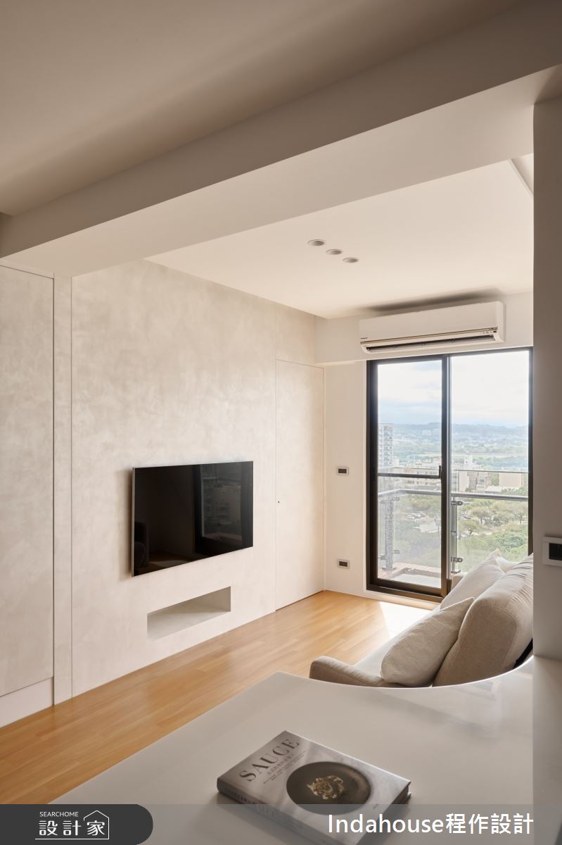 15坪老屋(16~30年)＿現代風客廳中島案例圖片＿Indahouse程作設計＿程作_【Residence】No.003 Lin House / Hsinchui之13