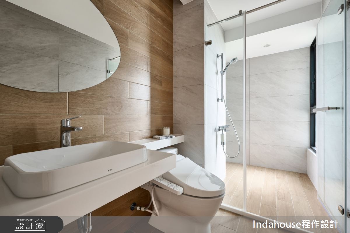 15坪老屋(16~30年)＿現代風浴室案例圖片＿Indahouse程作設計＿程作_【Residence】No.003 Lin House / Hsinchui之27