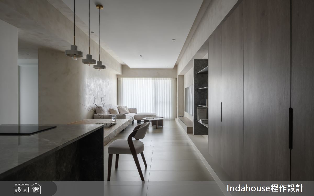 新成屋(5年以下)＿現代風玄關餐廳中島案例圖片＿Indahouse程作設計＿程作_【Residence】No.004 Lin House / Miaoli之2