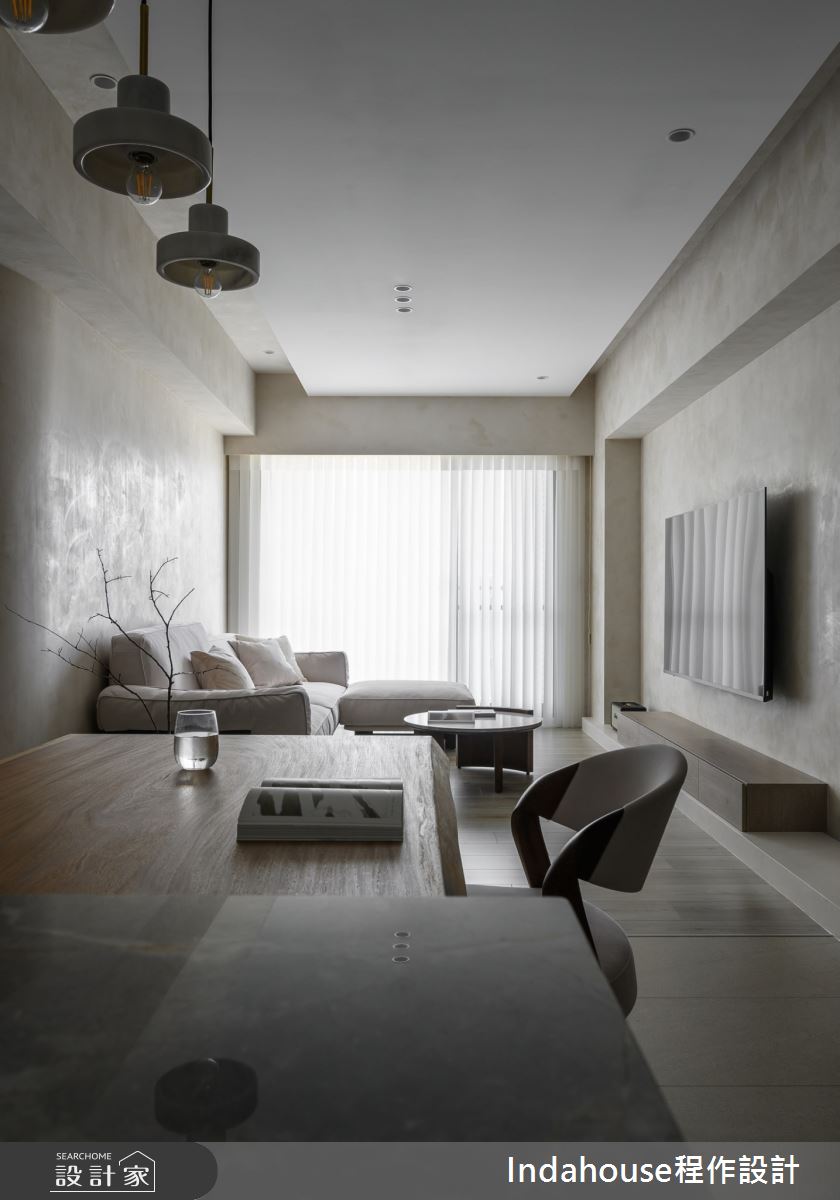 新成屋(5年以下)＿現代風客廳餐廳中島案例圖片＿Indahouse程作設計＿程作_【Residence】No.004 Lin House / Miaoli之5