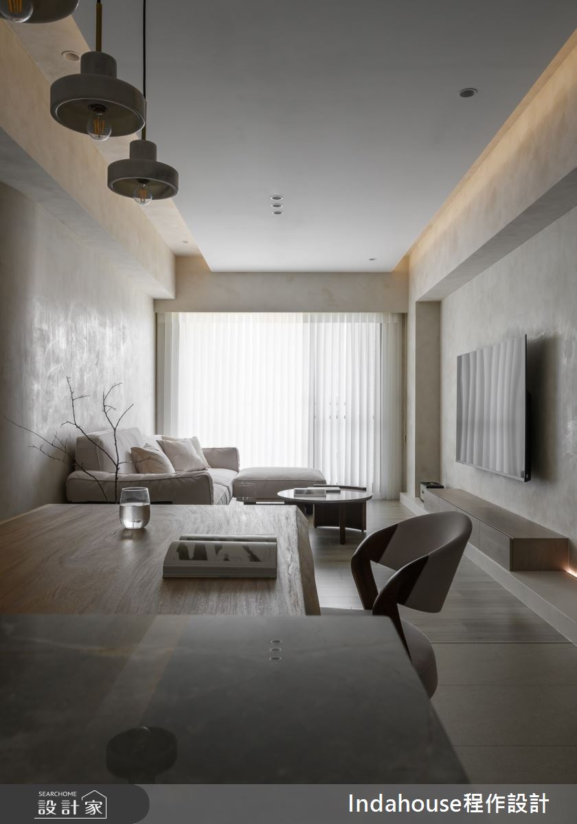 新成屋(5年以下)＿現代風客廳餐廳中島案例圖片＿Indahouse程作設計＿程作_【Residence】No.004 Lin House / Miaoli之6