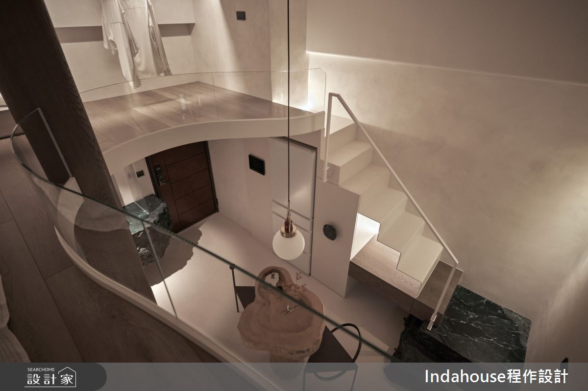 7坪新成屋(5年以下)＿侘寂風玄關餐廳樓梯案例圖片＿Indahouse程作設計＿程作_【Residence】No.006 Tsai House / Taipei之26