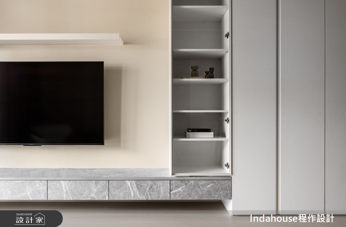25坪新成屋(5年以下)＿簡約風客廳案例圖片＿Indahouse程作設計＿程作_【Residence】No.007 Wang House / New Taipei之10