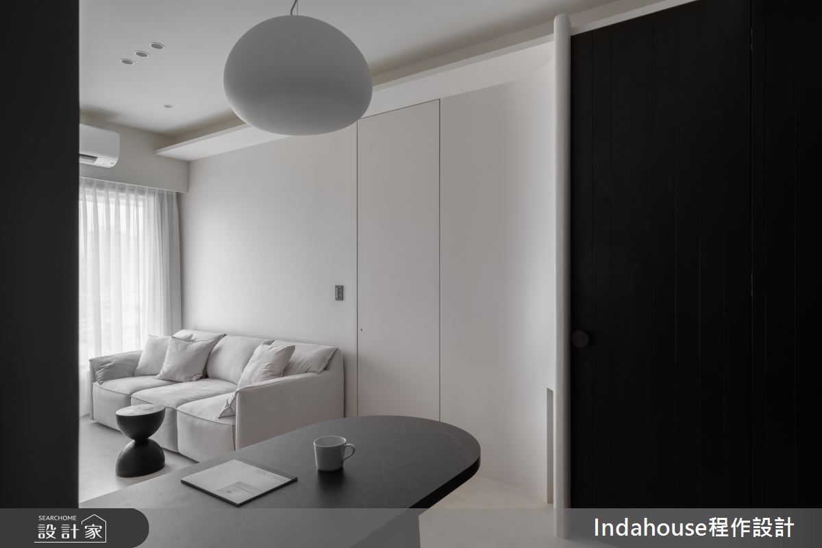 11坪預售屋＿現代侘寂風客廳餐廳案例圖片＿Indahouse程作設計＿程作_【Residence】No.008 SU House / New Taipei之3