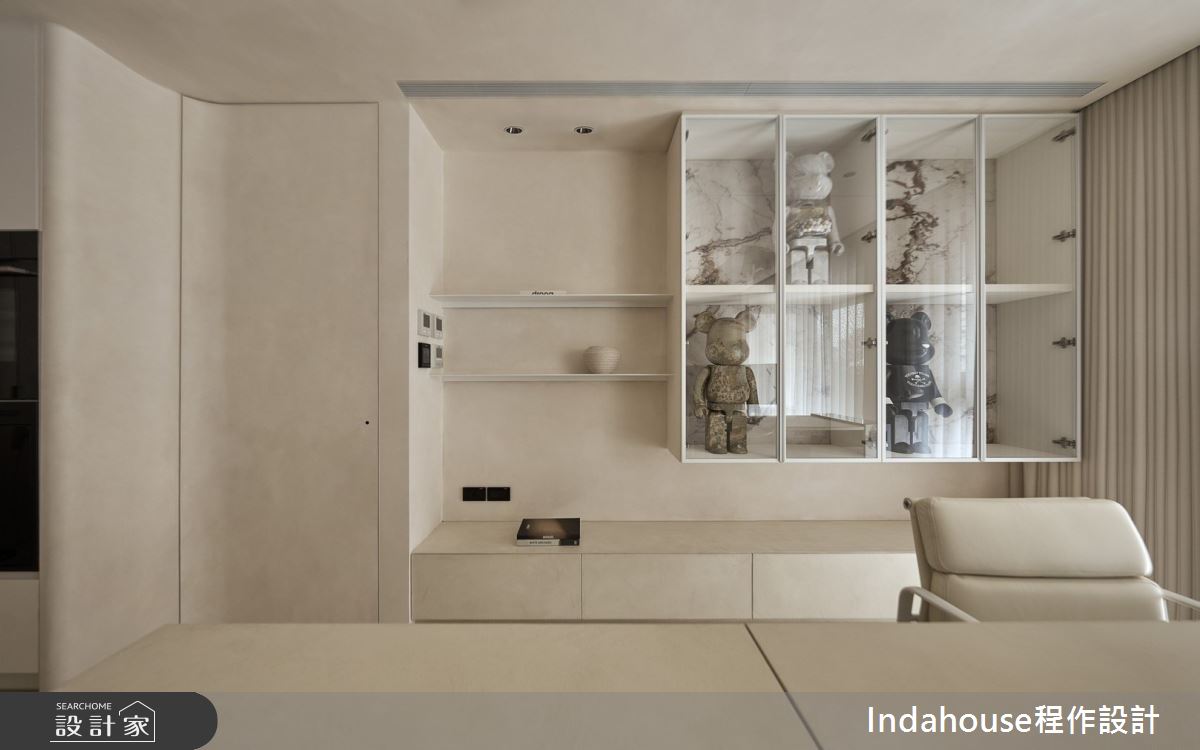 20坪新成屋(5年以下)＿侘寂風書房案例圖片＿Indahouse程作設計＿程作_【Residence】No.009 Chen House  Taipei之10