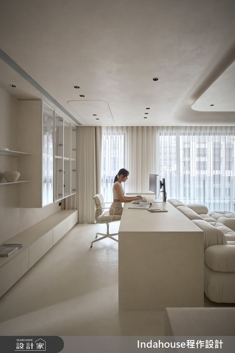 20坪新成屋(5年以下)＿侘寂風書房案例圖片＿Indahouse程作設計＿程作_【Residence】No.009 Chen House  Taipei之13