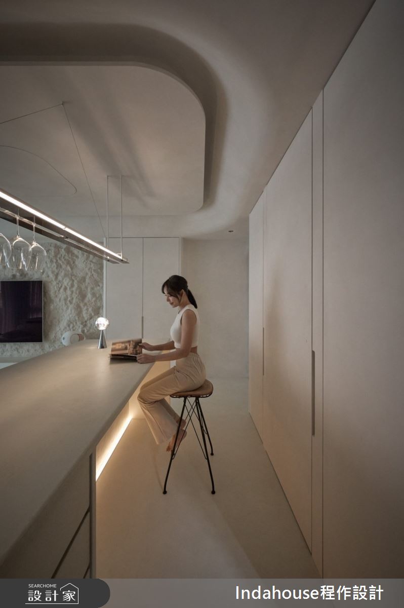 20坪新成屋(5年以下)＿侘寂風書房案例圖片＿Indahouse程作設計＿程作_【Residence】No.009 Chen House  Taipei之14