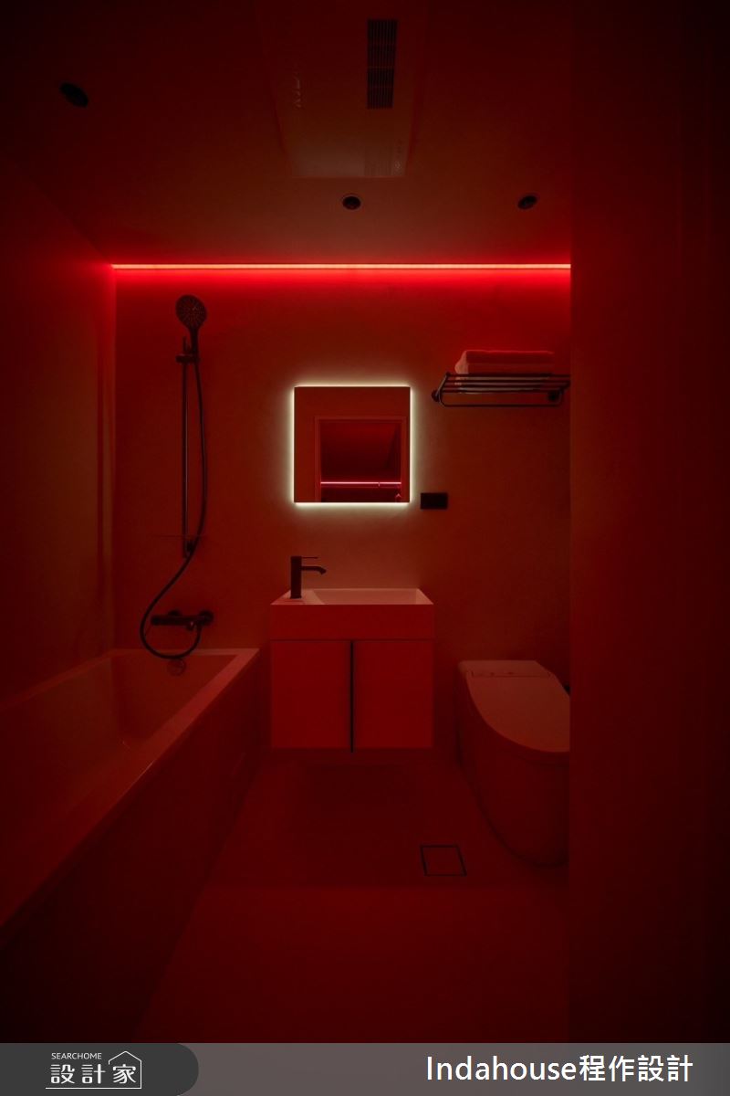 20坪新成屋(5年以下)＿侘寂風浴室案例圖片＿Indahouse程作設計＿程作_【Residence】No.009 Chen House  Taipei之34