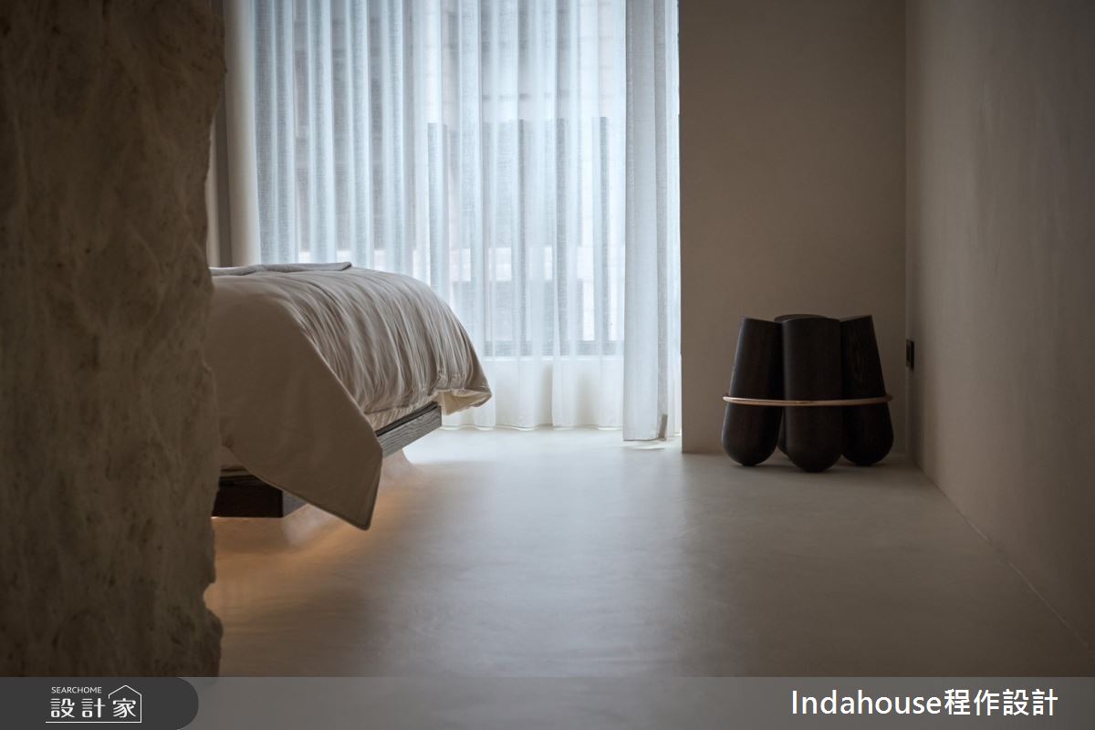 20坪新成屋(5年以下)＿侘寂風臥室案例圖片＿Indahouse程作設計＿程作_【Residence】No.009 Chen House  Taipei之25