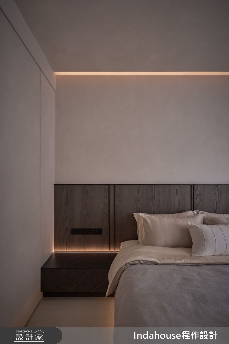20坪新成屋(5年以下)＿侘寂風臥室案例圖片＿Indahouse程作設計＿程作_【Residence】No.009 Chen House  Taipei之27