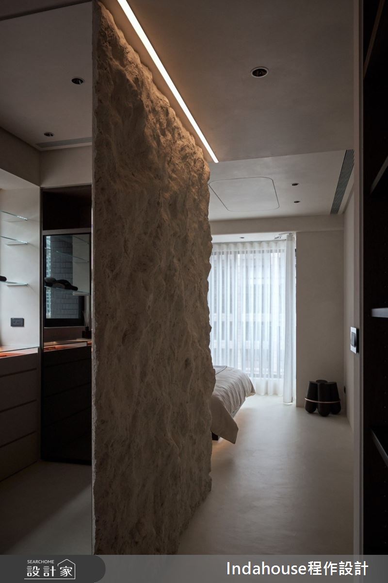 20坪新成屋(5年以下)＿侘寂風臥室更衣間案例圖片＿Indahouse程作設計＿程作_【Residence】No.009 Chen House  Taipei之24